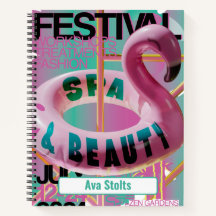 Nom personnalisé Flamant rose rose Flotte