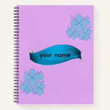 Nom Personnalisé Floral Aquarelle Pastel Élégant