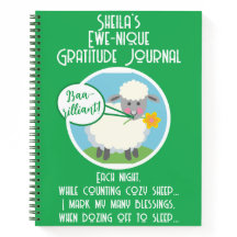 Nom personnalisé Funny Easter Sheep Gratitude Jour