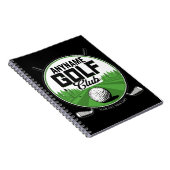 Carnet NOM personnalisé Golfing Pro Golf Club Player (Côté Droit)