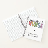 Carnet Nom personnalisé Infirmière inscrite infirmière in (Intérieur)