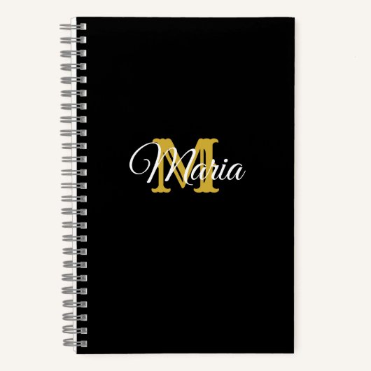 Carnet Nom personnalisé initial (Recto)