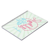 Carnet Nom personnalisé Little Miss Deuxième Classe (Côté gauche)