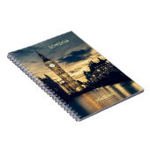 Carnet Nom personnalisé Londres (Côté Droit)