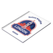 Carnet Nom personnalisé Londres (Côté gauche)