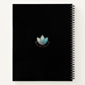 Carnet Nom personnalisé Lotus - [NOM] Brille (Dos)