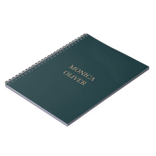 Carnet Nom personnalisé moderne professionnel minimaliste