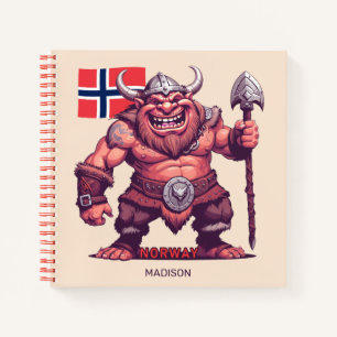 Carnet Nom personnalisé Norwegian Troll