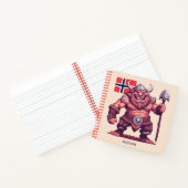 Carnet Nom personnalisé Norwegian Troll (Intérieur)