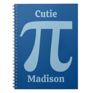Carnet Nom personnalisé Pi / Cutie Pi