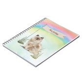 Carnet Nom personnalisé Ragdoll Chat Pet (Côté gauche)