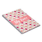 Carnet Nom personnalisé Rainbow motif kids (Côté Droit)