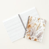 Carnet Nom personnalisé Rustique moderne Fleur sauvage de (Intérieur)