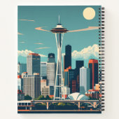 Carnet Nom personnalisé Seattle Washington (Dos)