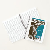 Carnet Nom personnalisé Skate (Intérieur)