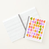 Carnet Nom personnalisé Spring Pastel Notes d'écriture (Intérieur)