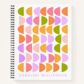 Carnet Nom personnalisé Spring Pastel Notes d'écriture (Devant)