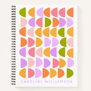 Carnet Nom personnalisé Spring Pastel Notes d'écriture