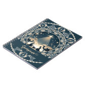 Carnet Nom personnalisé Star of Wonder Nativité Dot Manda (Côté gauche)