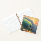 Carnet Nom personnalisé Surf (Intérieur)