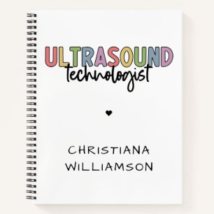 Carnet Nom personnalisé Ultrasound Technologist Cadeaux