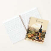 Carnet Nom personnalisé Wine Lover's (Intérieur)