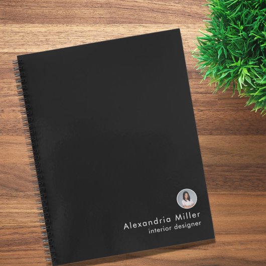 Carnet Nom photo professionnel Bio Titre