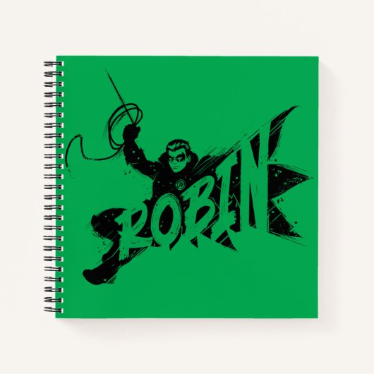 Carnet Nom Pinceau Encre Robin (Devant)
