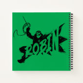 Carnet Nom Pinceau Encre Robin (Dos)