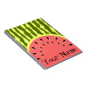 Carnet Nom rose de la pastèque (Côté Droit)