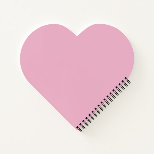 Carnet Nom Script Vintage Rayure Rose (Dos)
