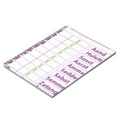 Carnet Nombres éthiopiens/amhariques (Côté gauche)