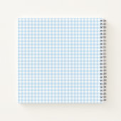 Carnet Nommé Canard Rose Coquette Script Personnalisé (Dos)