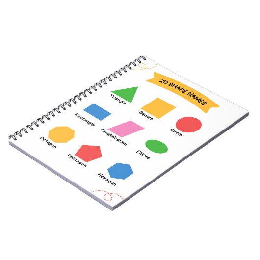 Carnet Noms 2D Forme Éducation (Côté gauche)