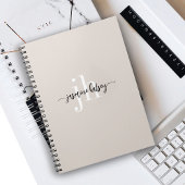 Carnet Noms et Initiales de Tendances Simples