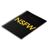 Carnet Non adapté au travail (NSFW) (Côté gauche)