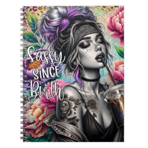 Carnet Non pas aujourd'hui sassy femme drôle femme mère s