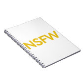 Carnet Non sécuritaire pour le travail (NSFW) (Côté Droit)