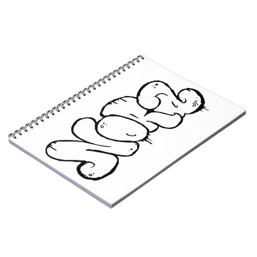 Carnet Nora Graffiti Art Nom - (Côté gauche)