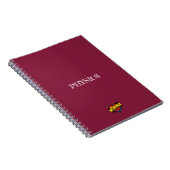 Carnet Norma Heart Maroon (Côté Droit)