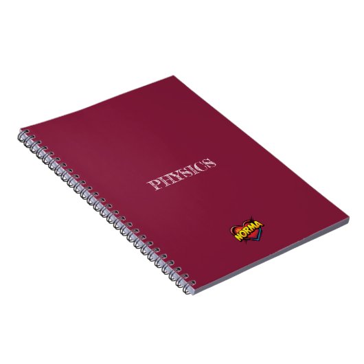 Carnet Norma Heart Maroon (Côté Droit)