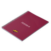 Carnet Norma Heart Maroon (Côté gauche)