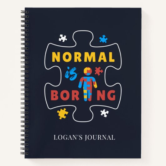 Carnet Normal est Ennuyeux Puzzles de Sensibilisation à l (Devant)