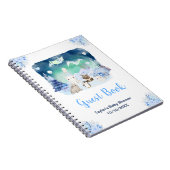 Carnet Northern Lights Animals Baby Shower Guest Book (Côté Droit)
