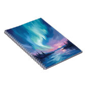 Carnet Northern Lights Winter Watercolor (Côté Droit)