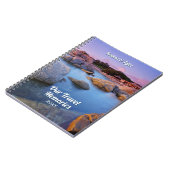 Carnet Nos souvenirs de voyage do-it-yourself Noms et Ann (Côté gauche)