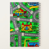 Carnet nostalgie des années 90, Moquette de piste Voiture (Verso)