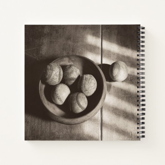 Carnet Nostalgie du baseball - Baseballs (Dos)