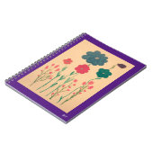 Carnet Nostalgie florale de style ancien (Côté gauche)