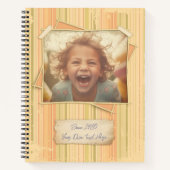 Carnet Nostalgie. Grunge Photo Effet Modèle Vintage (Devant)